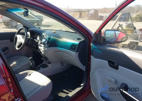 2009 Hyundai Accent Gls from USA, damaged, VIN KMHCN46C59U332153